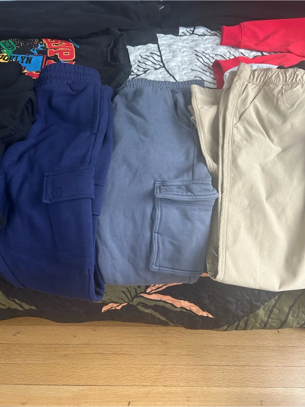 New Balance Kids Black Hoodie with Gray Joggers Matching Set